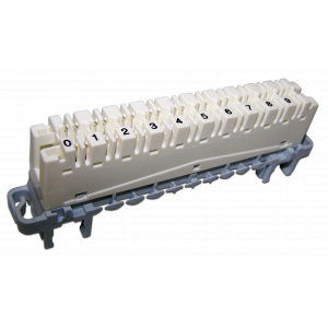 LSA PROFIL disconnection module, highband, 10 pairs, for back mount frame and profile rods